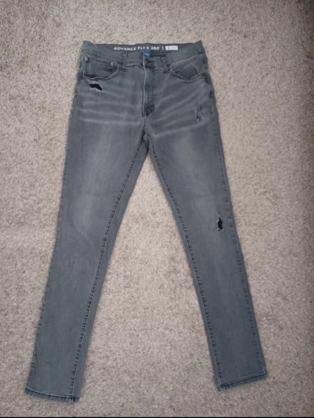 Arizona Jeans - Gray - Advance Flex 360 Slim fit - Men's 34x34 (fits like 32x32)